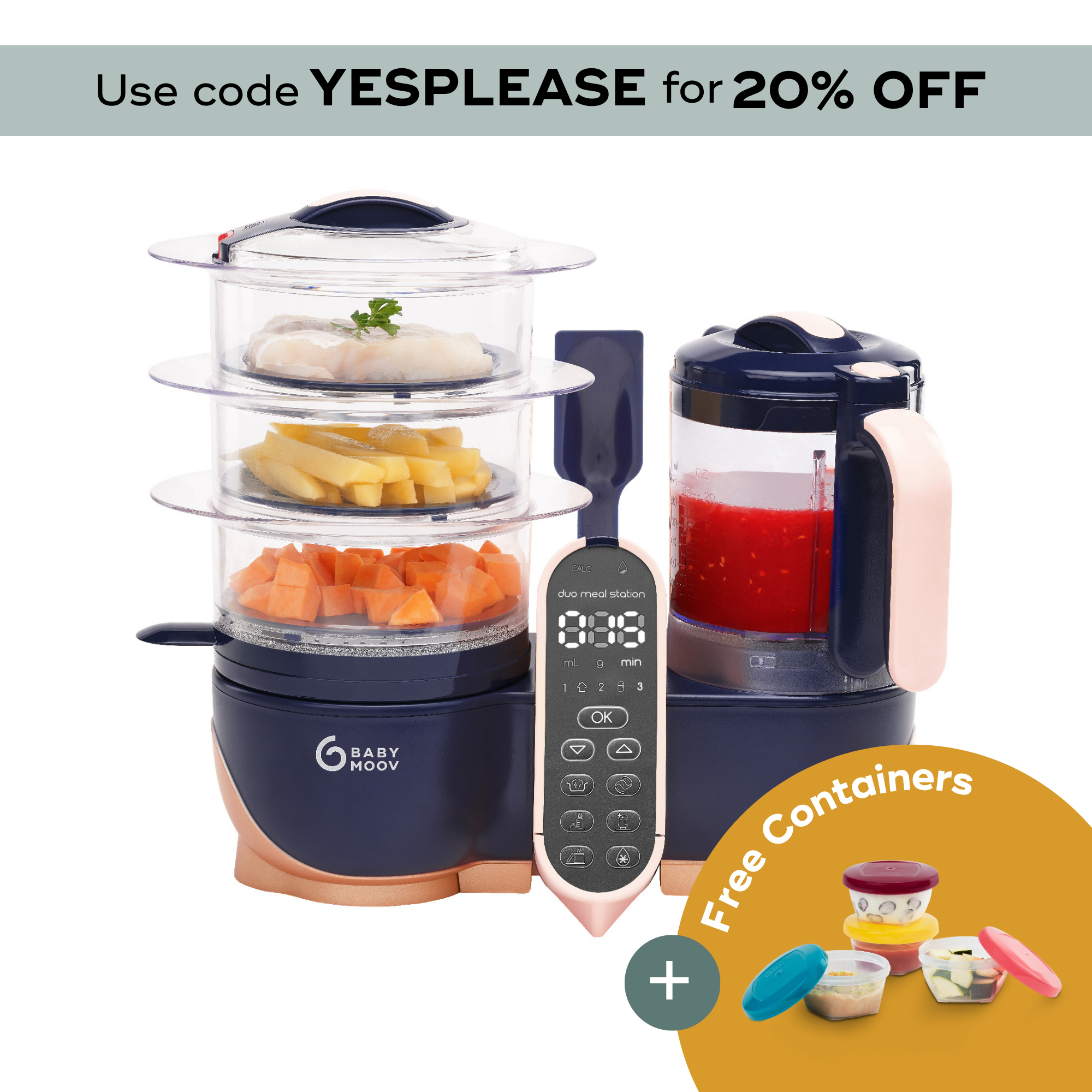 Duo Meal Station XL Baby Food Maker