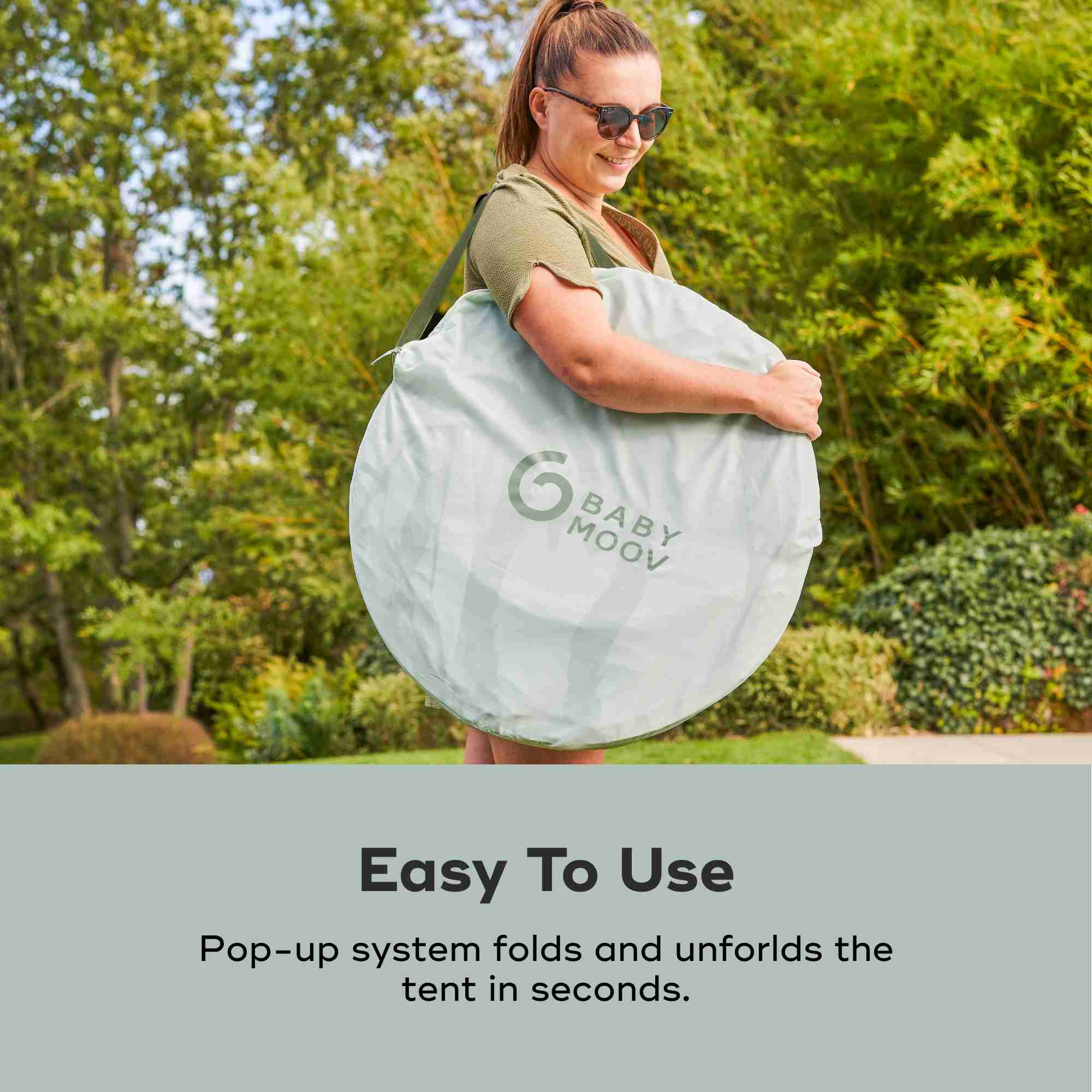 OPEN BOX Moov & Protect Anti-UV Cooling Beach Tent