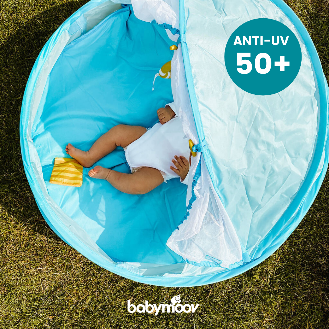  Babymoov Aquani Tent & Pool 3 in 1 Pop Up Tent, Kiddie Pool  and Play Area (Summer 2023 Essential), Marine, One Size : Baby