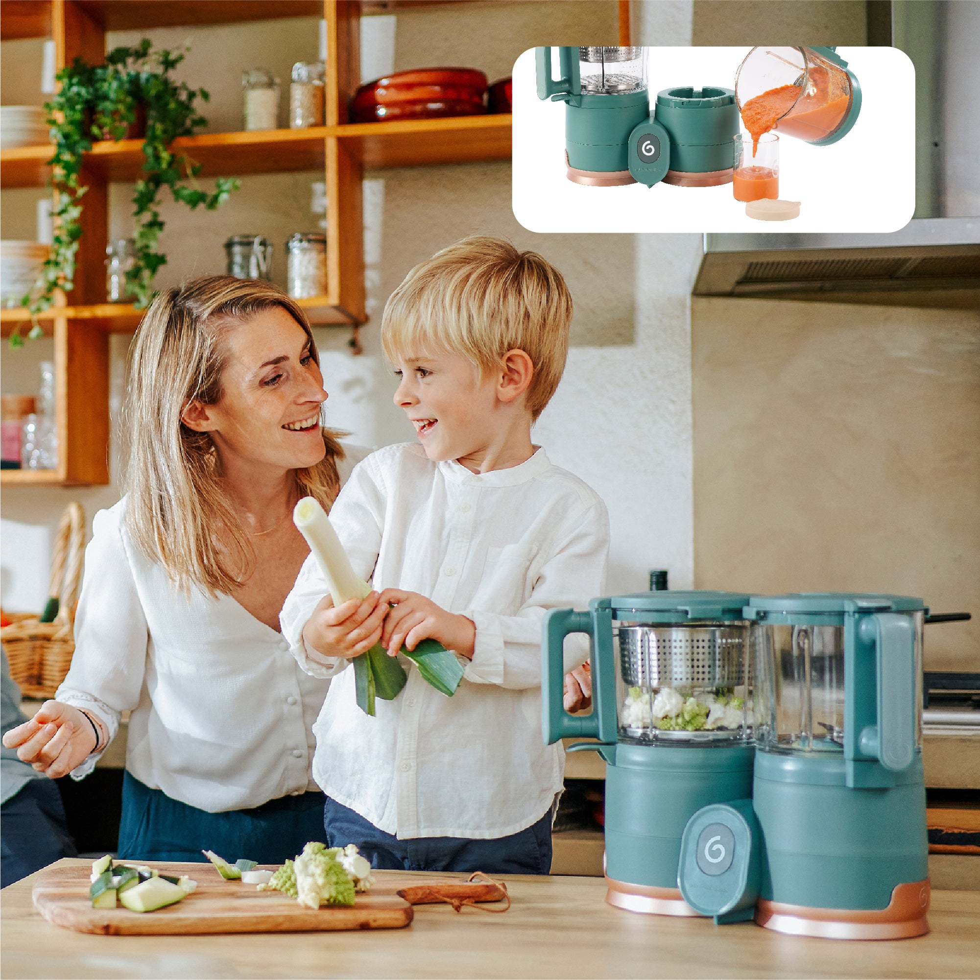 Duo Meal Glass-Infant & Toddler Food Maker and Steamer