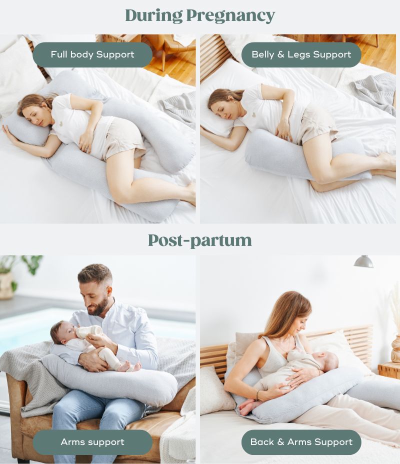 pregnancy and breastfeeding pillow full body