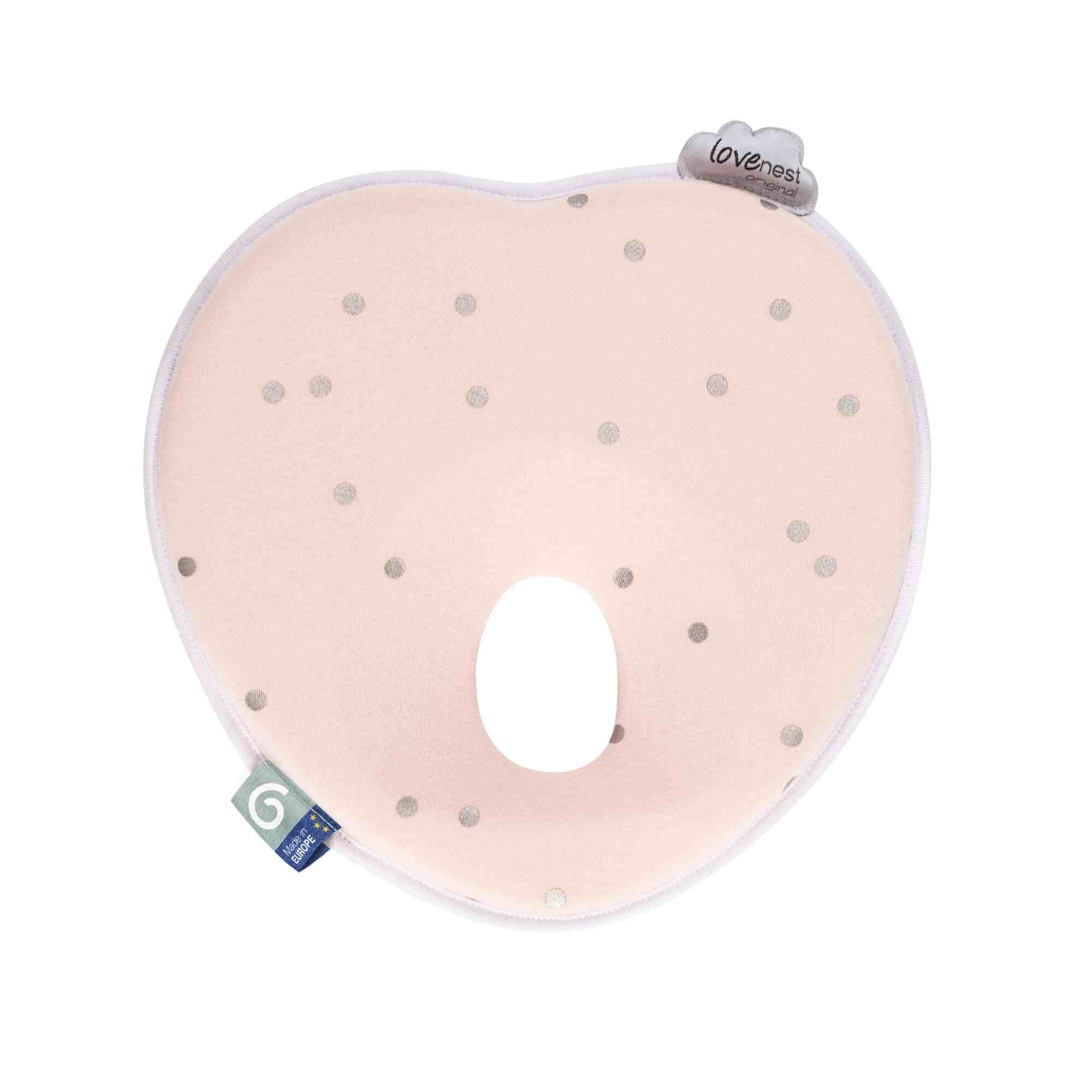 baby pillow infant head support #color_Pink