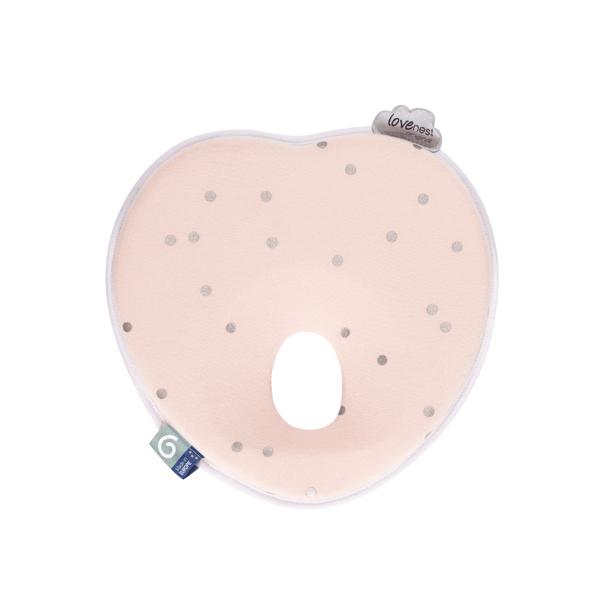 baby pillow infant head support #color_Pink