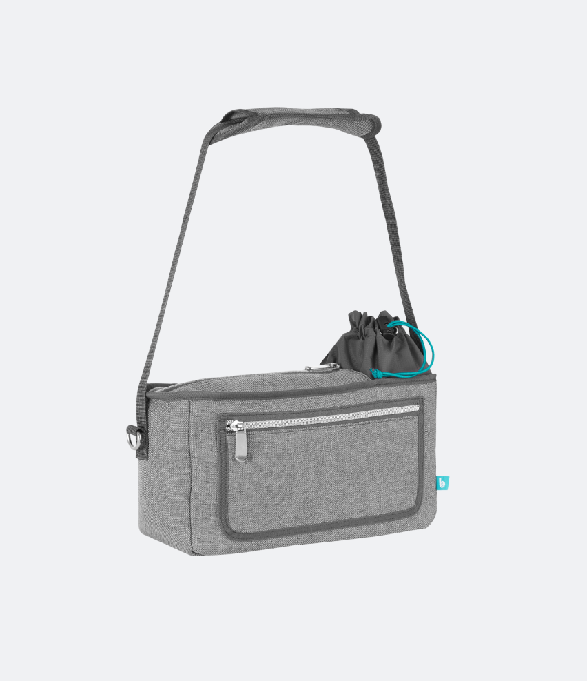 Compact top stroller bag